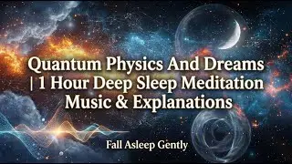 Quantum Physics And Dreams ｜1 Hour Deep Sleep Meditation Music & Explanations｜Fall Asleep Gently