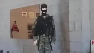 fireing the PPQ with 43 cal blood ball