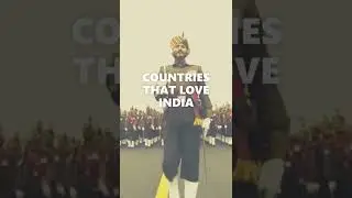 Countries That Support India 🇮🇳🤝  #shorts (ONLY FOR EDUCATION)