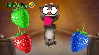 Billu colourful strawberry funny video mk billu @Billu Dairy