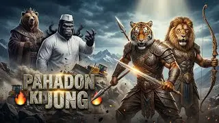 Phado ki jung 🔥| sher or cheetah or hulk | gorilla 🦍 