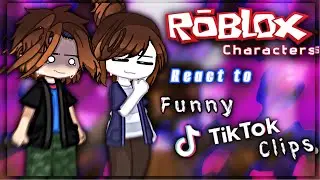 Roblox Characters React to Funny TikTok Clips 😂🔥 | Roblox Reactions | US/BR