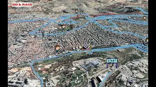 2024 Jerusalem Marathon: fly over the marathon 3D course map!
