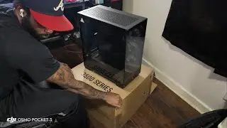 Fast/Basic unboxing of Corsair&rsquo;s 3500x ARGB case w/ RS120 RGB fans. 10/10. Shot on #DJIOsmoPocket3