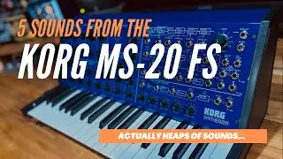 5 Sounds from the Korg MS-20 FS