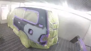 Painting a Landcruiser