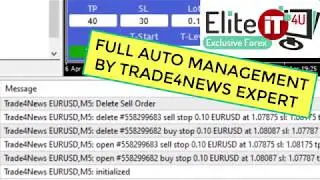 Free Trading robot download for auto limit orders setup and news  trade management by EliteIt4U