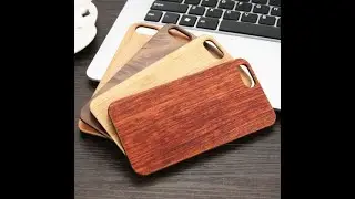 Solid wood phone cases