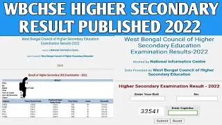 Wbchse higher secondary result published 2022 || How to check H.S result