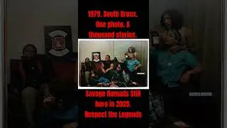 The Savage Nomads: 1979 South Bronx Gang Life in One Photo 🔥 #savagenomads #nyc #kingklastarchives