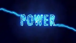 Free Word animation Effects For Video Edits | Electric | Energy | Power | No Copyright
