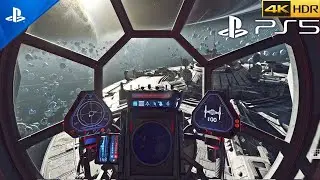 (PS5) STAR WARS Squadrons Gameplay | Playstation Plus Game JUNE 2021 [4K HDR] PS PLUS JUNE 2021