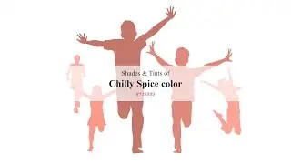 Shades & Tints of Chilly Spice color #fd9989 A Warm Red color #e08879 #c4776a #fda496 #fdafa3