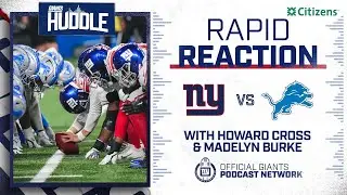 Giants vs. Lions Preseason Recap Week 1 | New York Giants