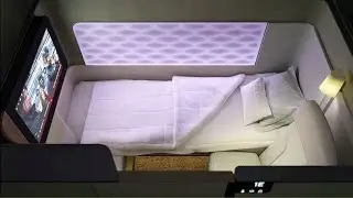 Qantas Unveils Flying Hotel Rooms - A350 Business Cabins going to New York on Project Sunrise