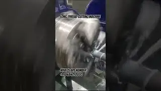 Thread Cutting Machine for Long Thread for Rebar l Rod l Steel Bar l Foundation and Anchor Bolt