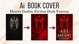 Ai Book Cover Horror Vampire Dragon Paranormal (Midjourney AI - Affinity Photo 2)