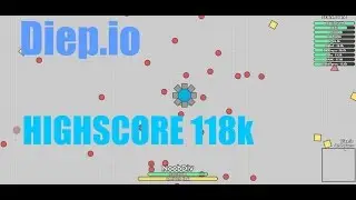 Diep.io - Highscore 118k | Killing the leader | Twin Domination