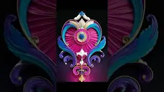 my digital palm leaf handfan design work