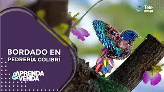 💎 Bordado en Pedrer&iacute;a: Arte, Brillo y Creatividad en Cada Puntada ✨🧵en Aprenda y Venda #teleamiga