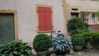 Suisse Switzerland Murten Morat Murtensee Швейцария Муртен Замок Прогулка по городу улицы города