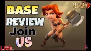 COC live stream Visit your base 😈live loot live attach 👍