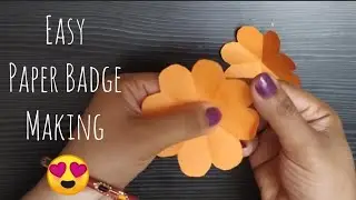 MOTHER'S Day craft / Making Paper Badge / Badge for Mom / Paper craft /   MOTHER'S Day gift ideas