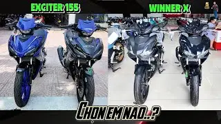 Winner X V4 2025 VS Exciter 155 VVA 2025 ▶ H&oacute;ng Winner X V5 2026 🔴 TOP 5 ĐAM M&Ecirc;