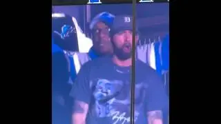 Eminem At The Lions Vs. Vikings Game At Ford Field (January 5, 2025)