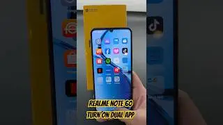 Realme Note 60 Turn on Dual App