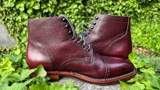 BLKBRD LUCHADOR Boots in Horween Pioneer Reindeer!!!