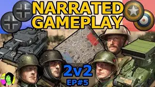 CoH3 | Team breakthrough tactics | Narrated Gameplay 2v2 Wehrmacht | EP#5