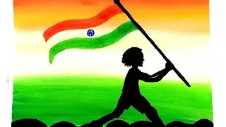 Republic Day Drawing 2025 | How to Draw Indian Flag Step-by-Step | 26 January Special