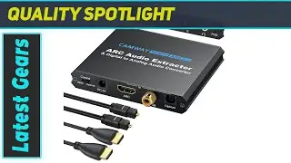 Unlocking Audio Possibilities with CAMWAY HDMI ARC Audio Extractor!