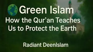 🌍 Green Islam: How the Qur&rsquo;an Teaches Us to Protect the Earth | Radiant DeenIslam