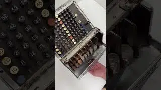 Automatic Bank Cashier Antique Coin Counter, Brandt #harpgallery #artdeco #antiques #money