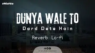 Dunya Wale To Dard Dete Hain | Slowed & Reverb Naat | Slow Version Naat | Relaxing New Naat 2024