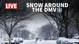 LIVE CAMERAS: MORE SNOW FOR DC AREA  | WATCH LIVE