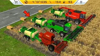Small, Medium & Biggest Harvester In Fs14 | Fs14 Multiplayer | Timelapse |