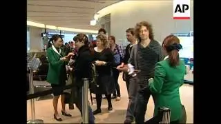 Alitalia flight departs from Tokyo heading for Italy