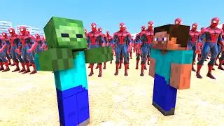 &Ouml;r&uuml;mcek Adam vs Steve ve Zombi | UEBS