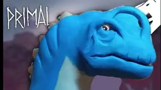 PRIMAL clay diorama (sauropodo escultura) polymer clay