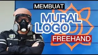 CARA LUKIS DINDING |  MURAL LOGO