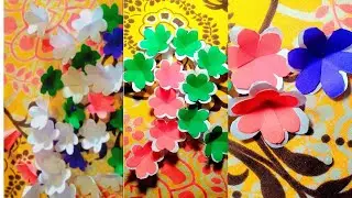 Paper Flowers DIY Rose flower R letter name video Rohima Khatun RRRS 💞