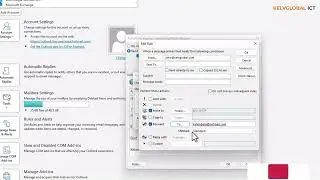 Configure Automatic reply (Out Of Office) with Automatic Reply Rules | Automatic reply in outlook