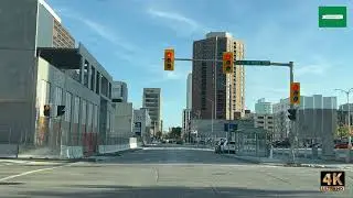 Driving from Downtown Winnipeg to U of M - Route 90, University Crescent & Pembina Highway