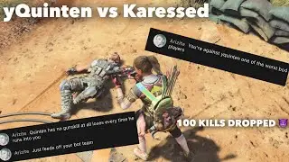 yQuinten vs Karessed....😱100 Kills Dropped!!!