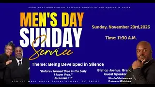 Men&rsquo;s Day Service- Bishop Joshua Brand, Guest Speaker