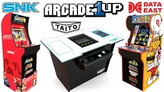 BRAND NEW Arcade1Up SNK King of Fighters, Burgetime, & Taito Cabinets Revealed!