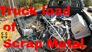 My Truck Bed Is Full of Scrap Metal. Trip to the Scrap Yard.
